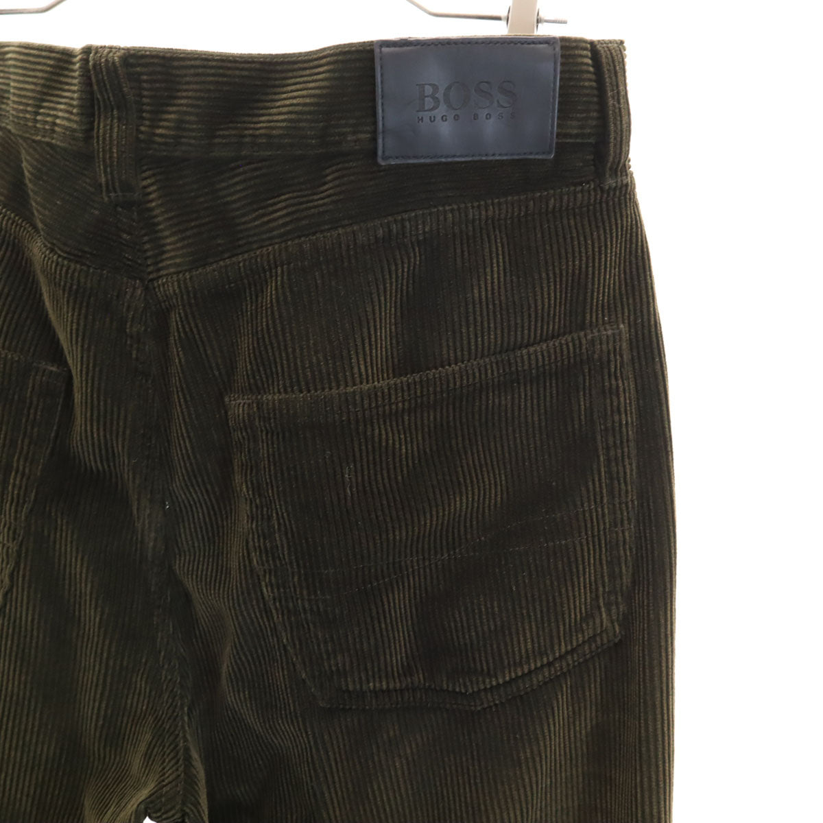 BOSS HUGO BOSS ボスヒューゴボス コーデュロイパンツ W36 カーキ メンズ