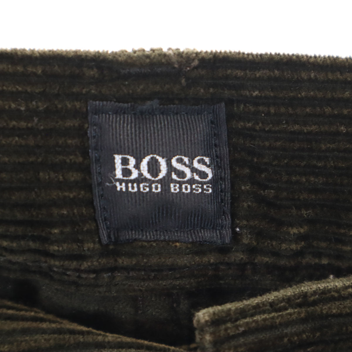BOSS HUGO BOSS ボスヒューゴボス コーデュロイパンツ W36 カーキ メンズ