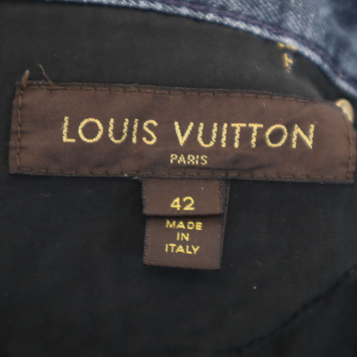 LOUIS VUITTON ルイヴィトン イタリア製 デニムパンツ 42 インディゴ ジーンズ メンズ