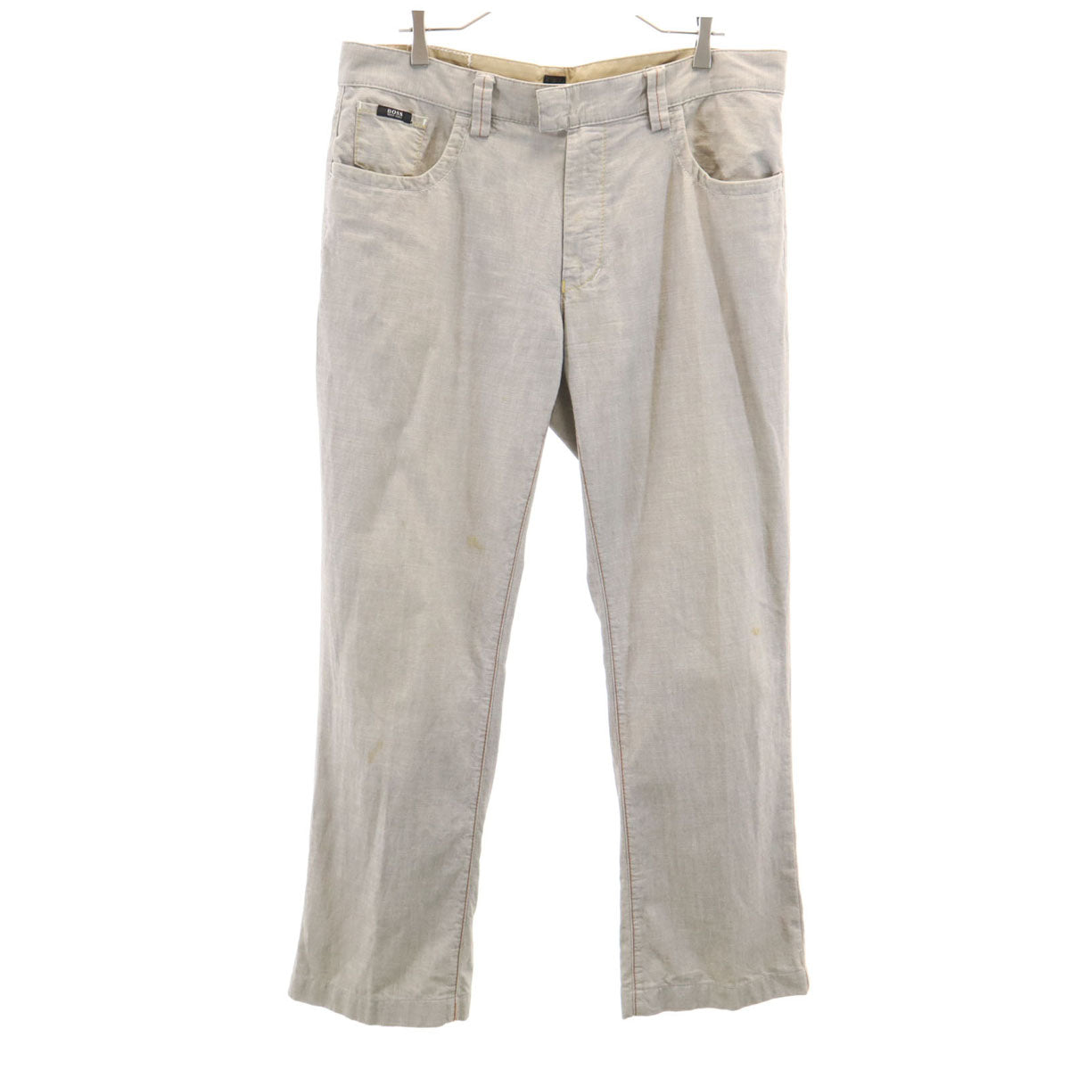 BOSS HUGO BOSS ボスヒューゴボス ロングパンツ W36 グレー メンズ