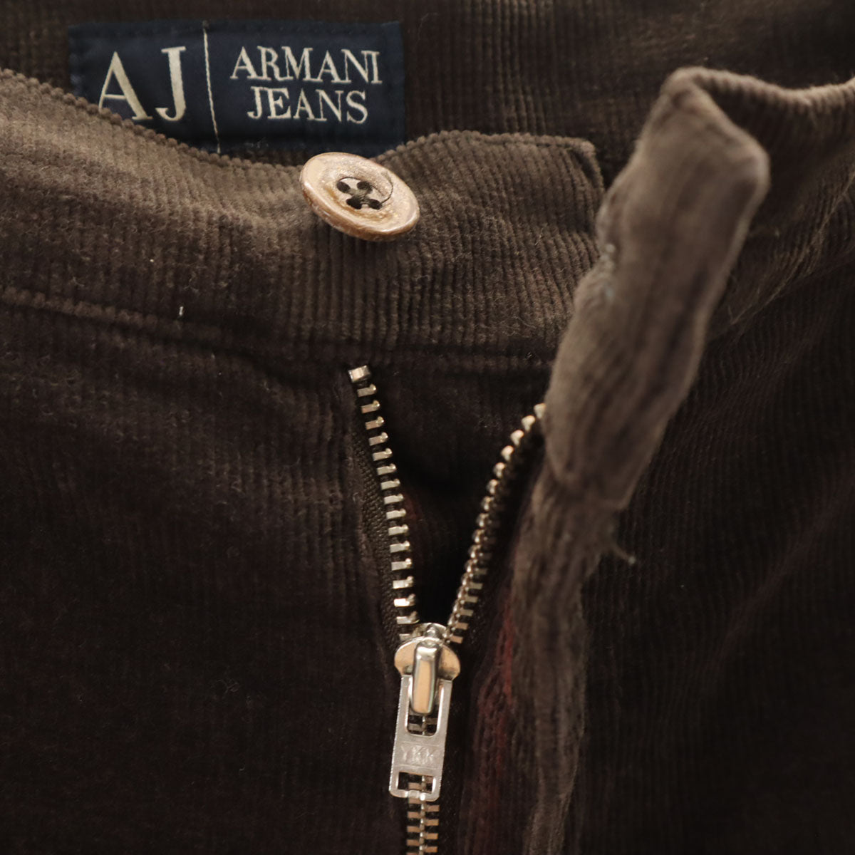 ARMANI JEANS アルマーニジーンズ イタリア製 コーデュロイパンツ 52 ブラウン メンズ