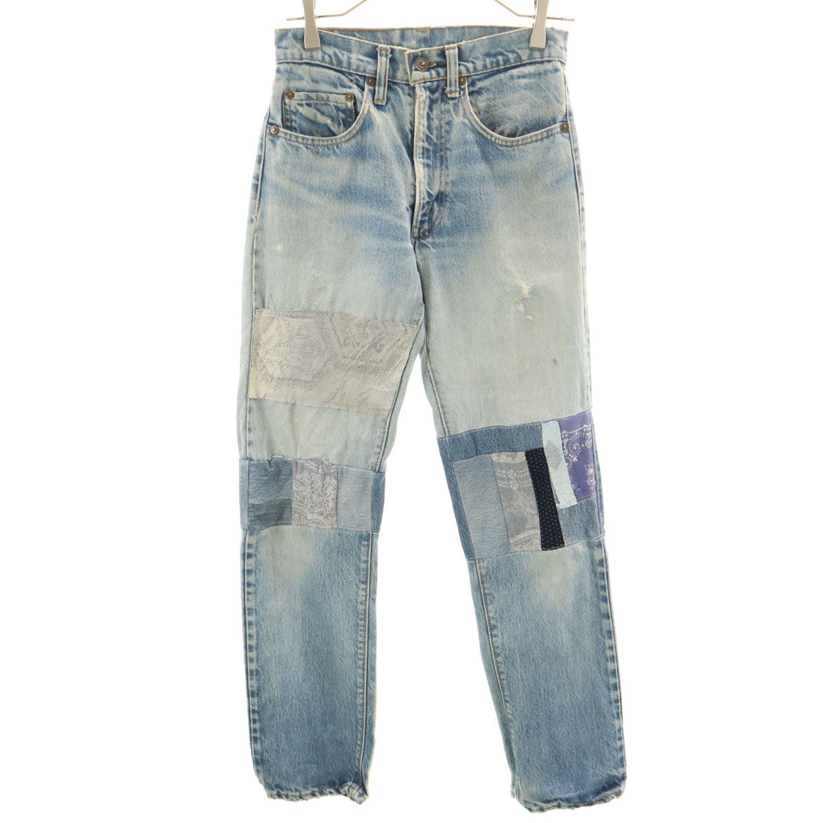 Levi's リーバイス 70s 505 66後期 ヴィンテージ 42タロン デニムパンツ W27 ウォッシュブルー ジーンズ レディース