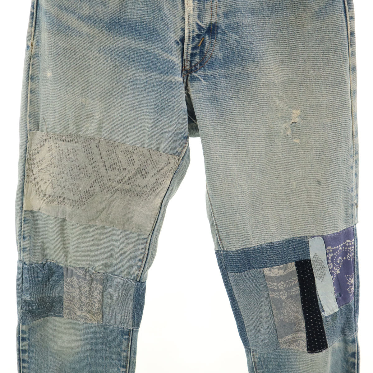 Levi's リーバイス 70s 505 66後期 ヴィンテージ 42タロン デニムパンツ W27 ウォッシュブルー ジーンズ レディース