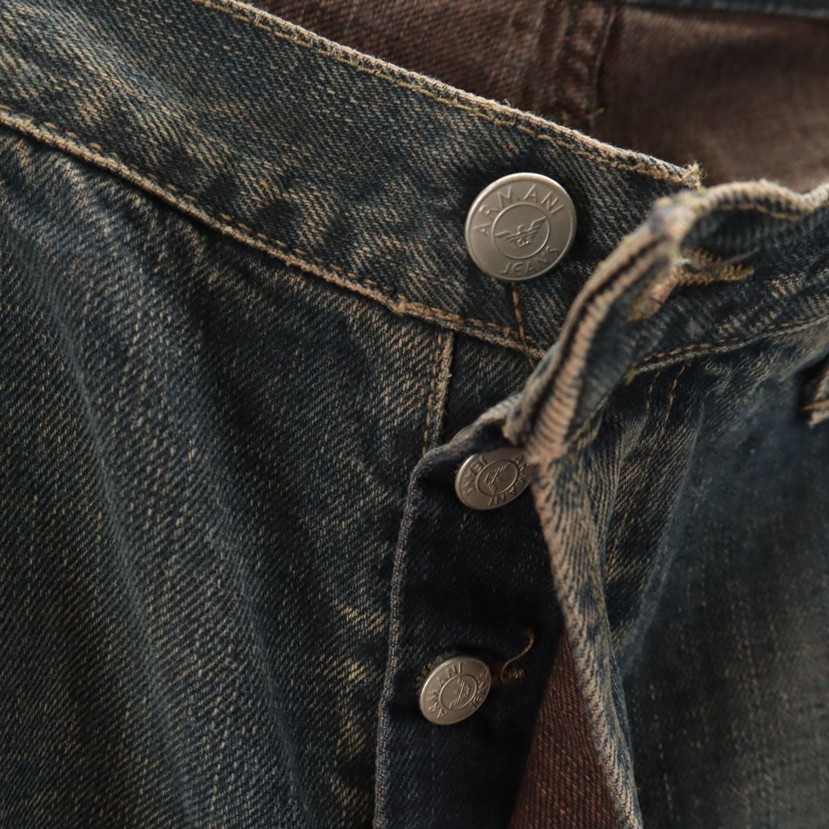 ARMANI JEANS アルマーニジーンズ イタリア製 INDIGO 003 デニムパンツ W36 インディゴブルー ジーンズ メンズ