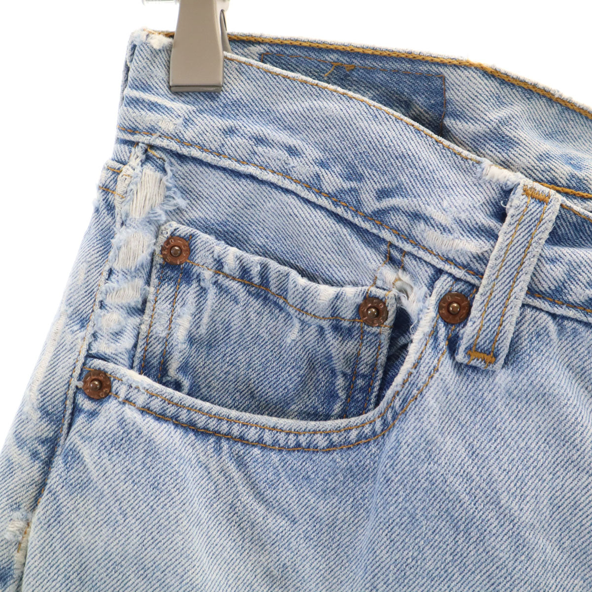 Levi's リーバイス 90s 501 USA製 オールド ストレートデニムパンツ W31 ブルー ジーンズ メンズ