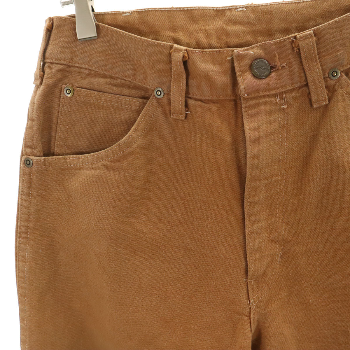 Carhartt カーハート 80s 100 YEARS ヴィンテージ ダック ワークパンツ W31 ブラウン メンズ