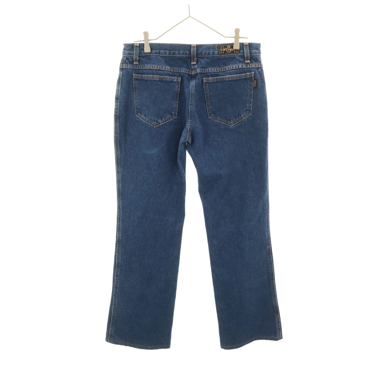FENDI JEANS フェンディジーンズ イタリア製 デニムパンツ 44 ウォッシュブルー ジーンズ レディース