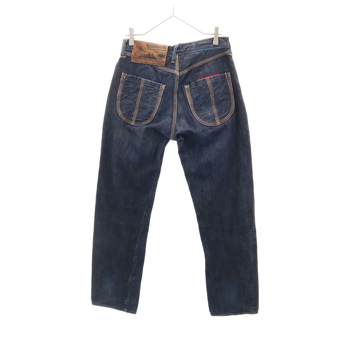YAMANE ヤマネ デニムパンツ W30 インディゴ EVISU エヴィス ジーンンズ ボタンフライ メンズ