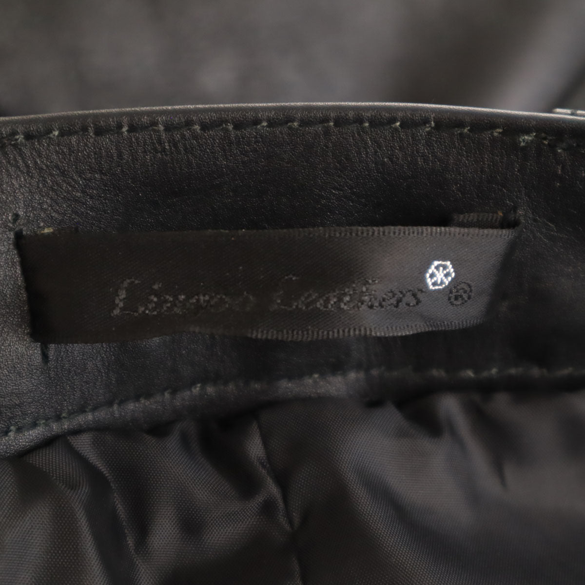 未使用 Liugoo Leathers リューグーレザース カウスキン レザーパンツ W36 ブラック ビックサイズ メンズ