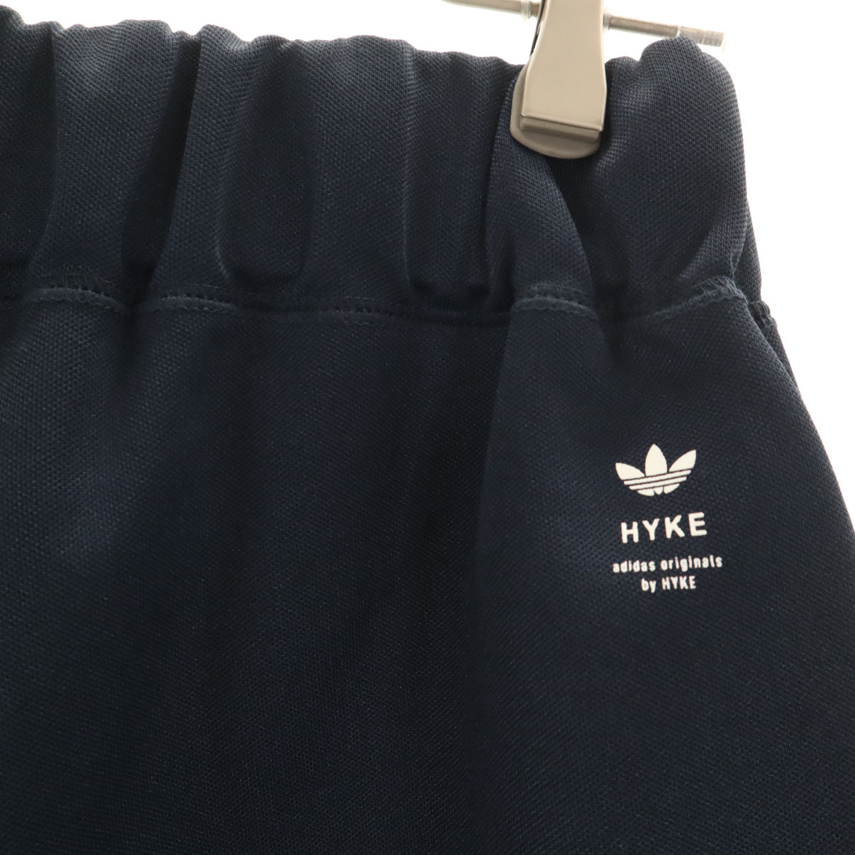 美品 adidas Originals アディダスオリジナルス HYKE ハイク コラボ ワイドパンツ OT ネイビー レディース