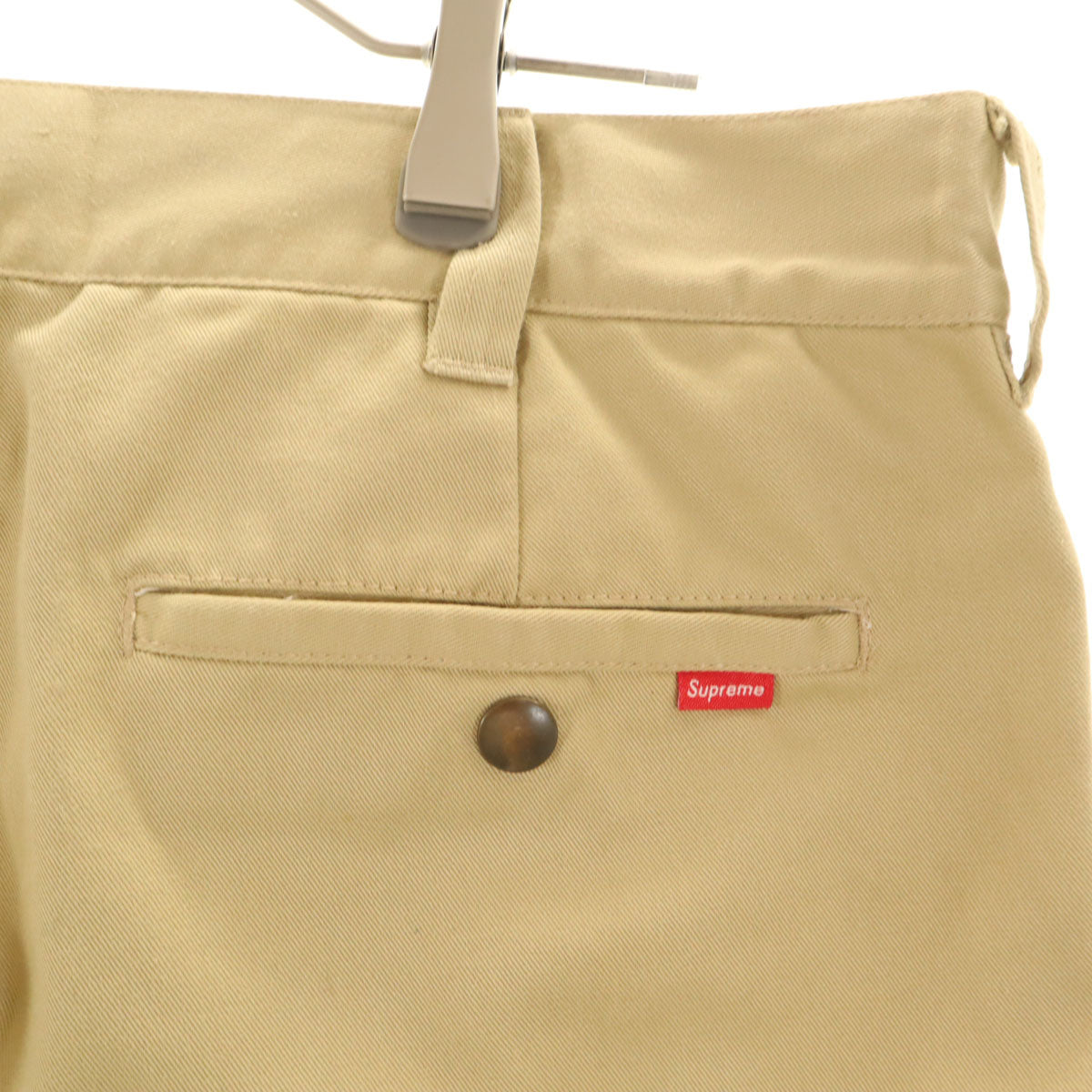 Supreme シュプリーム チノパンツ W34 ベージュ メンズ