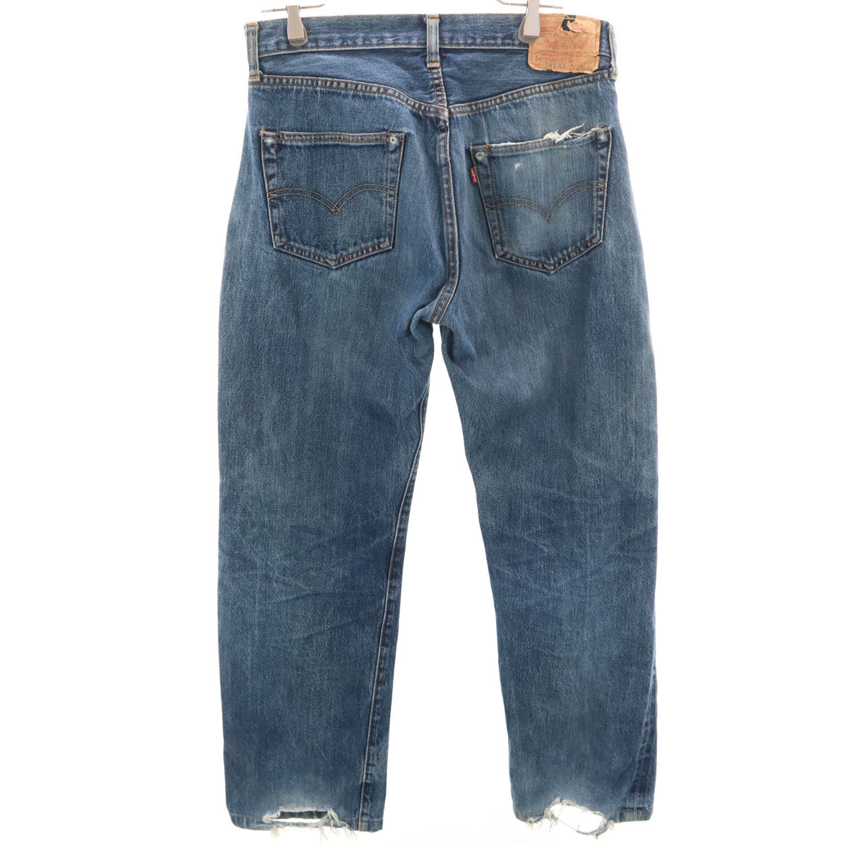 Levi's リーバイス 90s 1999年 501XX USA製 555 バレンシア工場 ビッグE 復刻 ストレートデニムパンツ W34 ウォッシュブルー ジーンズ メンズ