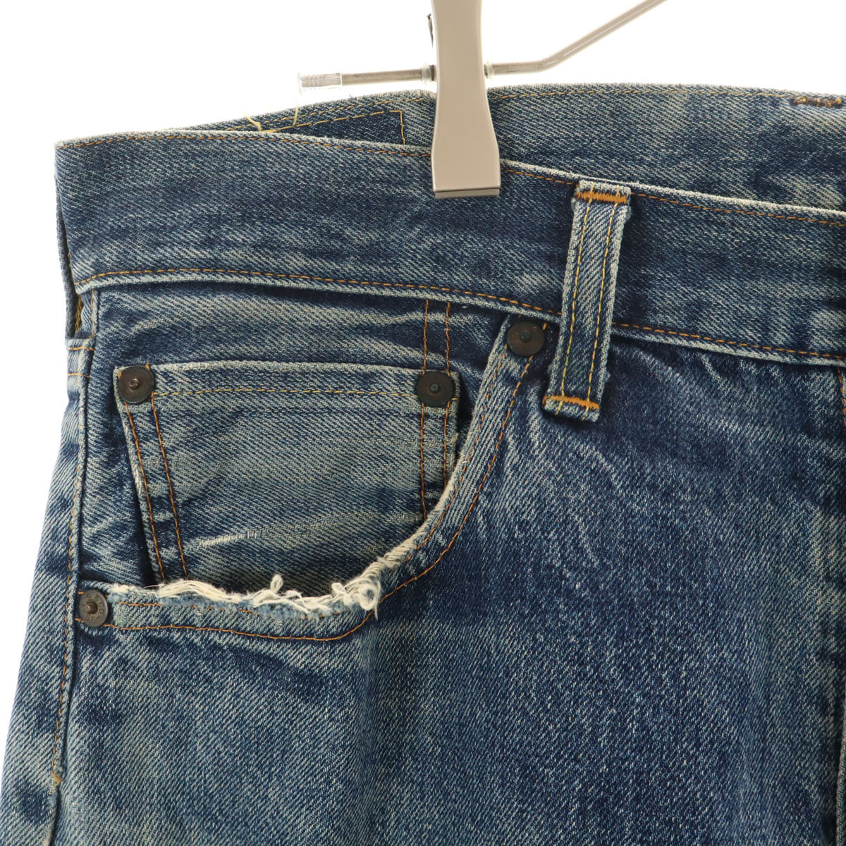 Levi's リーバイス 90s 1999年 501XX USA製 555 バレンシア工場 ビッグE 復刻 ストレートデニムパンツ W34 ウォッシュブルー ジーンズ メンズ