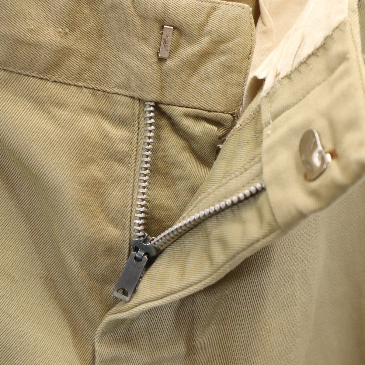 US ARMY アメリカ軍 60s ヴィンテージ DSA 8405-163-8683 トラウザー チノパンツ W30 ベージュ ミリタリー メンズ