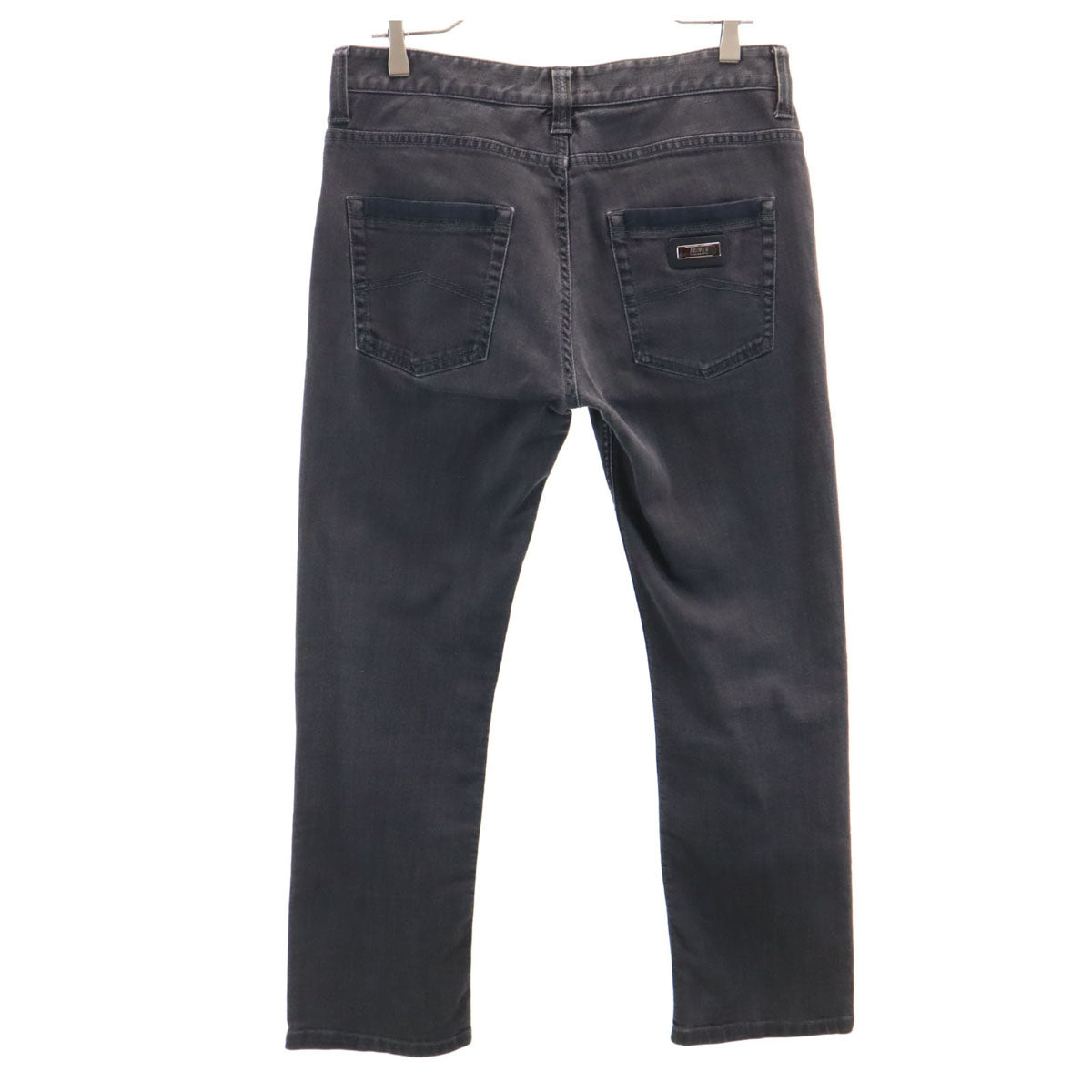 ARMANI COLLEZIONI アルマーニコレッツォーニ J15 タイト ストレートデニムパンツ W31 ブラック ジーンズ メンズ