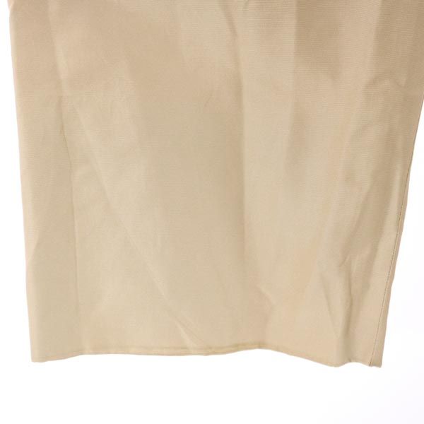 FOXEY フォクシー 日本製 シルク ロングコート F ベージュ系 レディース