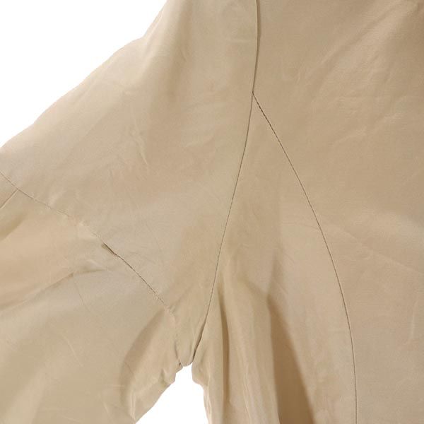 FOXEY フォクシー 日本製 シルク ロングコート F ベージュ系 レディース