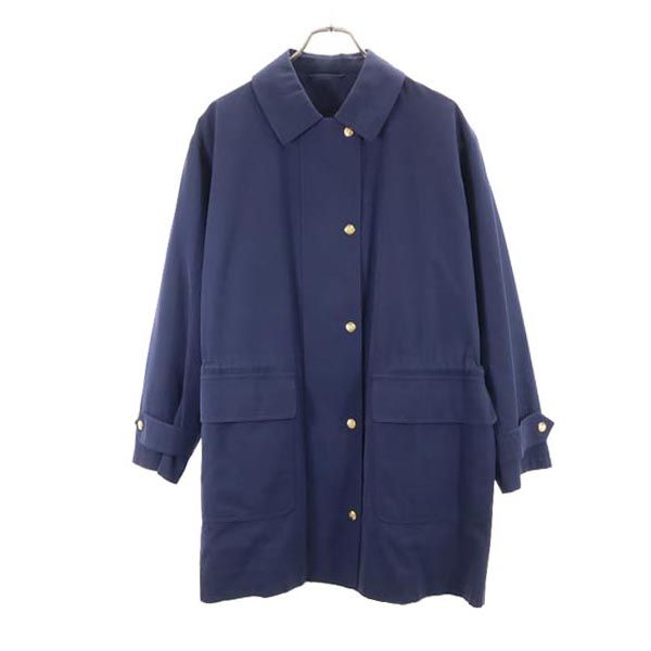 Burberrys バーバリーズ 90s オールド ロングコート 9 ネイビー レディース