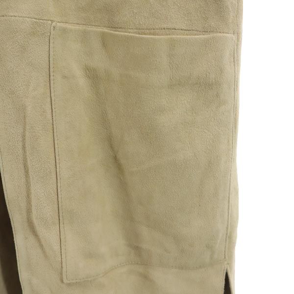 Ron Herman ロンハーマン ロング ラム レザーコート XS ベージュ 羊革 レディース