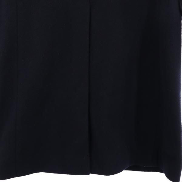 JOHN LAWRENCE SULLIVAN ジョンローレンスサリバン 日本製 ウールブレンド チェスターコート 34 ネイビー系 メンズ