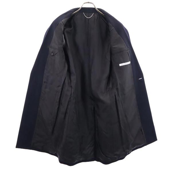 JOHN LAWRENCE SULLIVAN ジョンローレンスサリバン 日本製 ウールブレンド チェスターコート 34 ネイビー系 メンズ