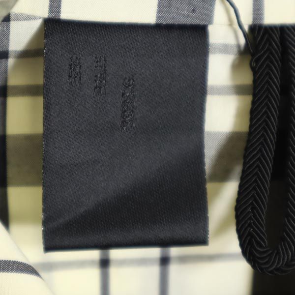 N.HOOLYWOOD エヌハリウッド チェック コート 白×黒 メンズ