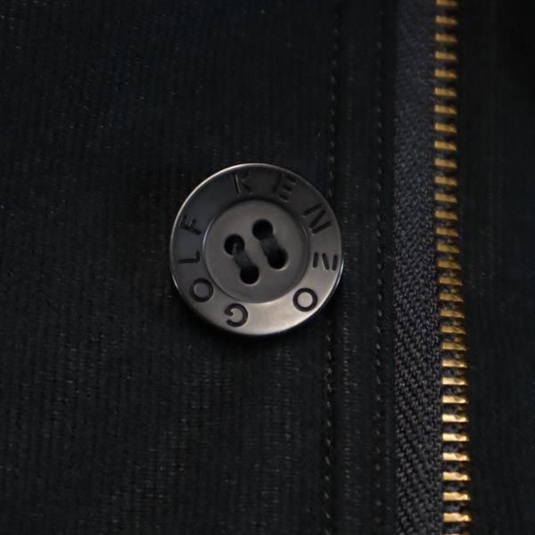 KENZO ケンゾー 90s ロング オールド ゴルフ コート 3 ブラック GOLF メンズ