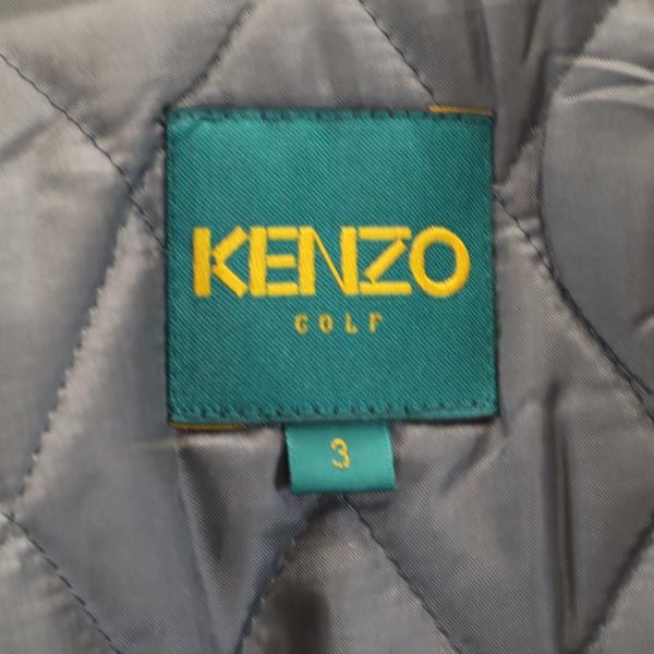 KENZO ケンゾー 90s ロング オールド ゴルフ コート 3 ブラック GOLF メンズ