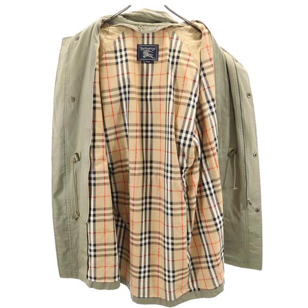 Burberrys バーバリーズ 90s オールド 長袖 コート L カーキ フード メンズ