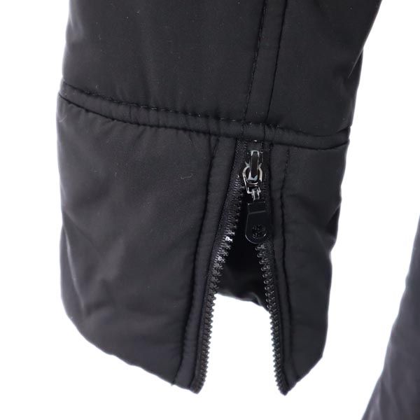 ARMANI JEANS アルマーニジーンズ 長袖 中綿コート I 38 ブラック 収納型フード レディース