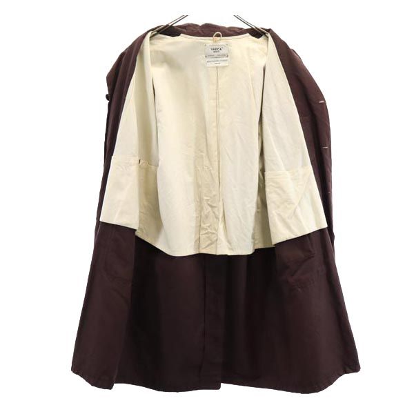 YAECA ヤエカ ライト リネンブレンド チェスターコート M ブラウン系 WRITE メンズ