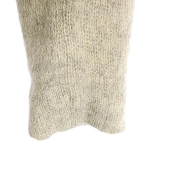 VINTAGE ヴィンテージ 70s ニット コート L グレー系 レディース