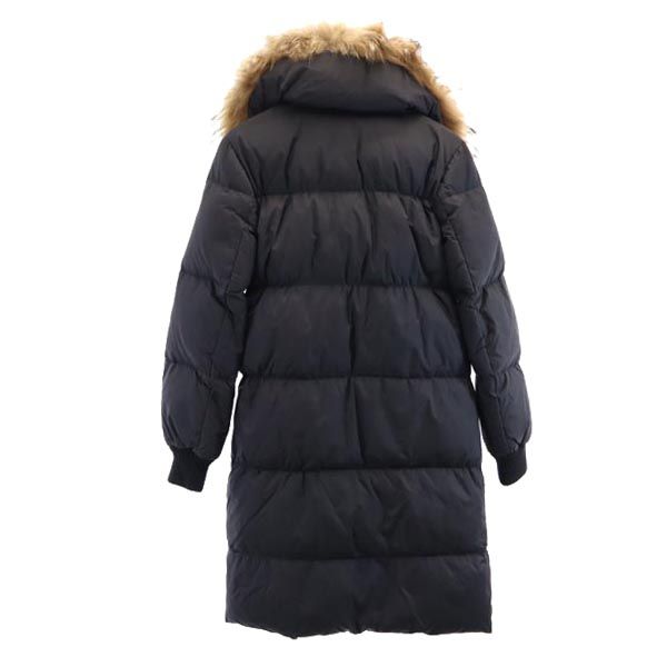 BCBGMAXAZRIA ビーシービージーマックスアズリア ダウンコート S ブラック系 フード レディース