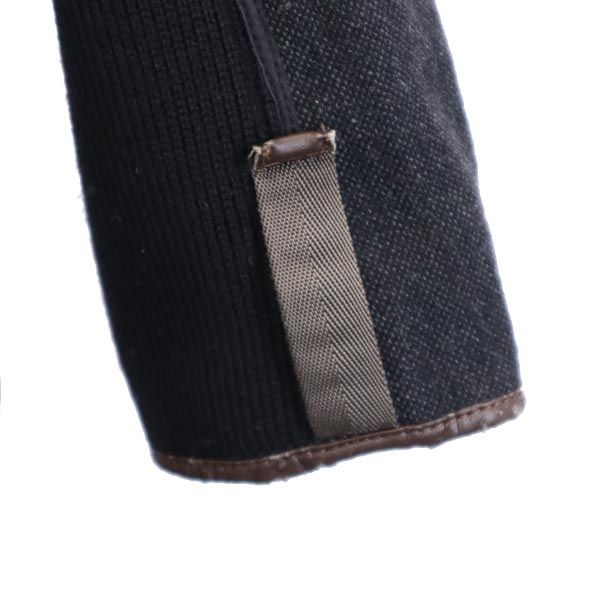 MARNI マルニ フェザー ダウンコート 44 ネイビー系 袖切替 レディース