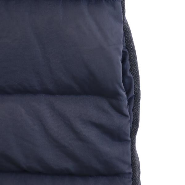 MARNI マルニ フェザー ダウンコート 44 ネイビー系 袖切替 レディース