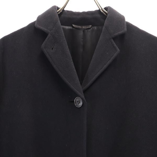 Paul Smith ポールスミス ウールブレンド チェスターコート 40 黒 レディース