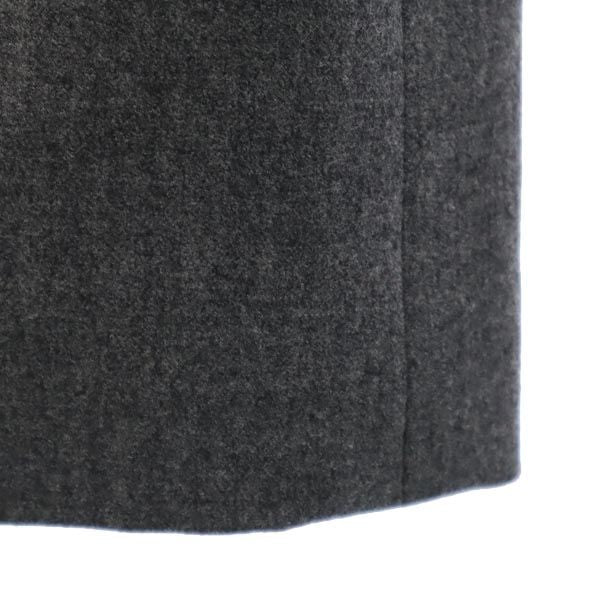 BETTINA SCHOENBACH ウール100％ チェスターコート 34 グレー HUMBURG レディース