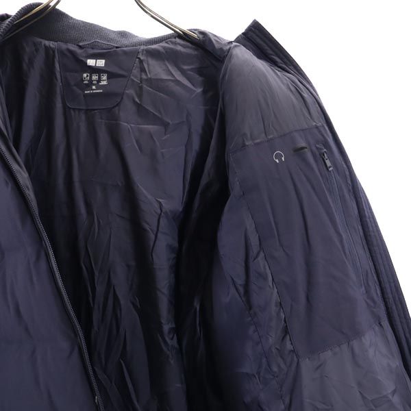 ユニクロ シームレス ダウンコート XL ネイビー UNIQLO レディース