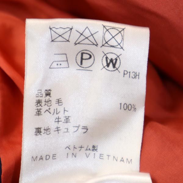 Paul Smith ポールスミス ダッフルコート 42 ネイビー BLACK レディース