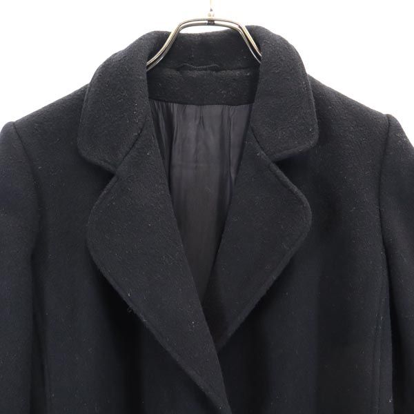 SPORTMAX スポーツマックス チェスターコート ブラック レディース