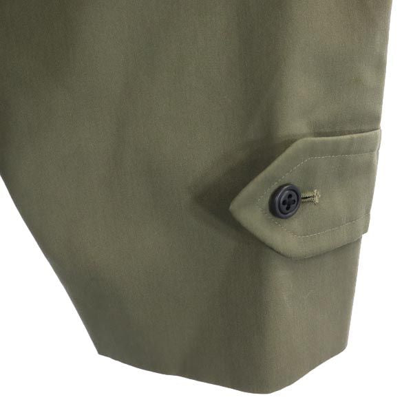 バーバリーズ 90s 日本製 オールド 2way コート 90-165-4 カーキ Burberrys ライナー付き コーデュロイ襟 ウエストベルト メンズ