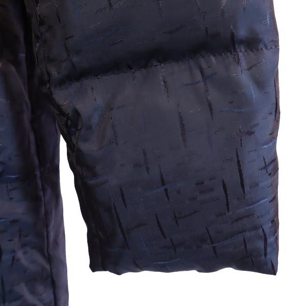 BALMAIN バルマン ダウンコート L パープル×ネイビー レディース