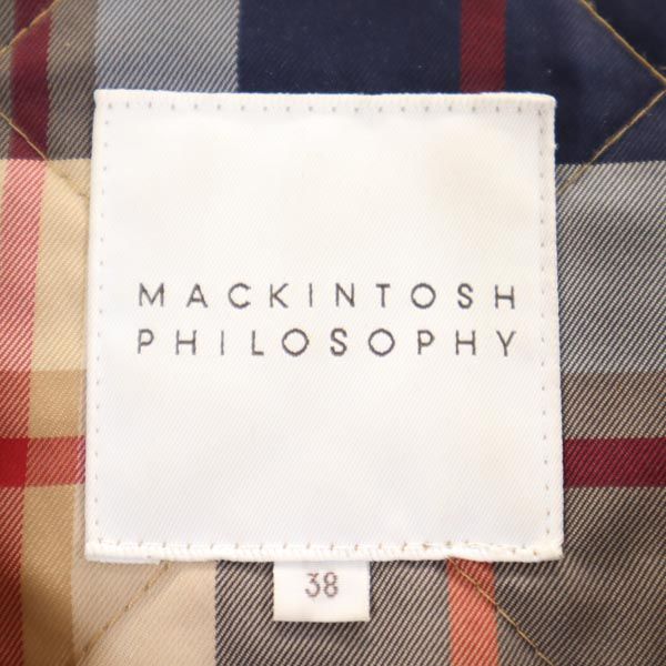 MACKINTOSH PHILOSOPHY マッキントッシュフィロソフィー 三陽商会 キルティングコート 38 ベージュ系 レディース