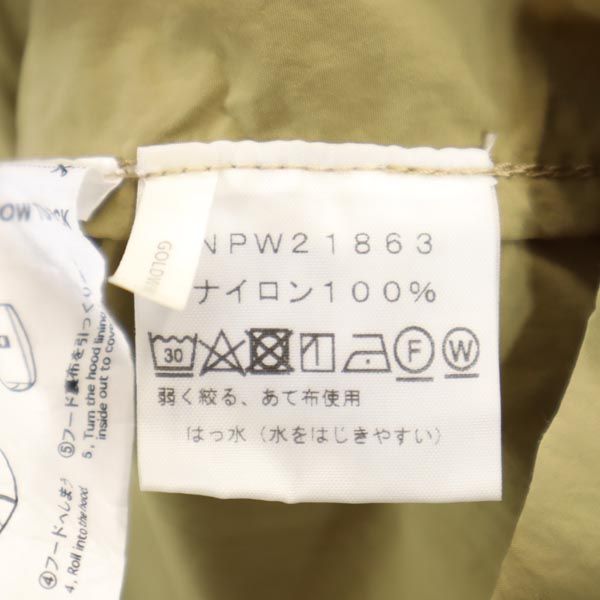 THE NORTH FACE ノースフェイス NPW21863 ナイロン100％ ロールパックジャーニーズ コート L ベージュ レディース