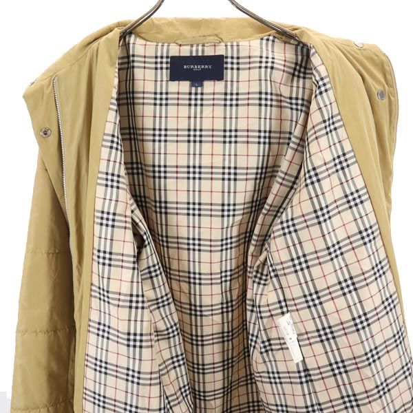 BURBERRY バーバリー ゴルフ 三陽商会 日本製 ゴルフ 中綿コート L ベージュ GOLF レディース