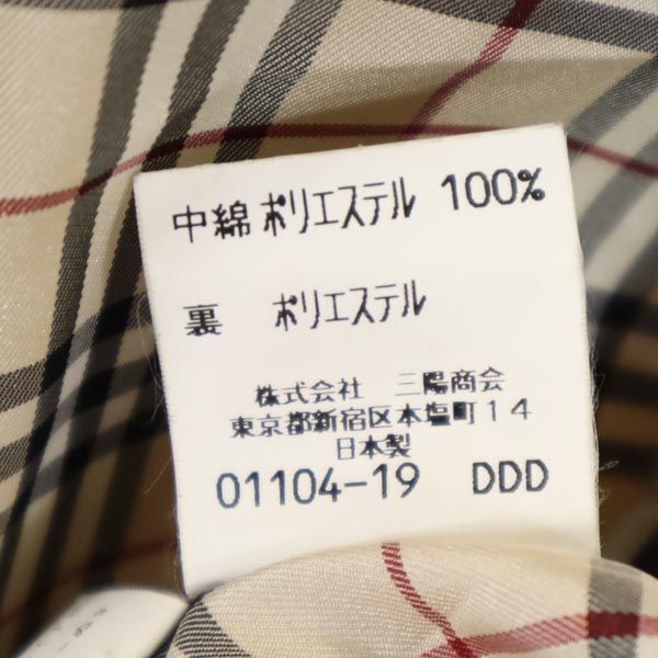 BURBERRY バーバリー ゴルフ 三陽商会 日本製 ゴルフ 中綿コート L ベージュ GOLF レディース
