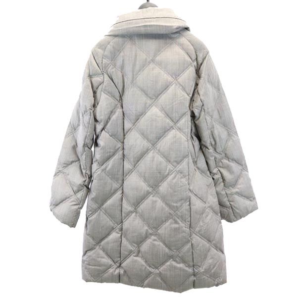 TATRAS タトラス 長袖 ダウンコート 3 グレー系 ハンガー ケース付き レディース