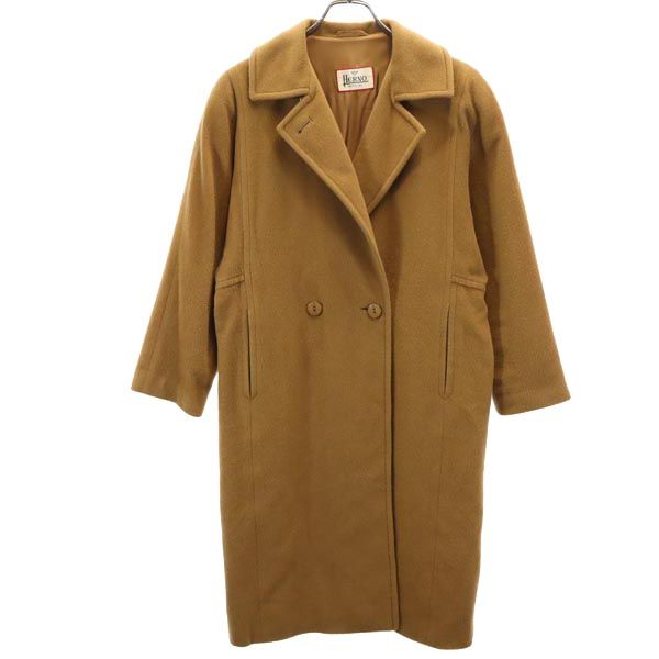 Herno ヘルノ イタリア製 長袖 ウールコート ブラウン系 レディース