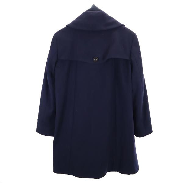 BOSS HUGO BOSS ボスヒューゴボス ライナー付き ウールコート 6 ネイビー レディース