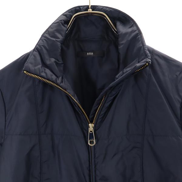 BOSS HUGO BOSS ボスヒューゴボス ライナー付き ウールコート 6 ネイビー レディース